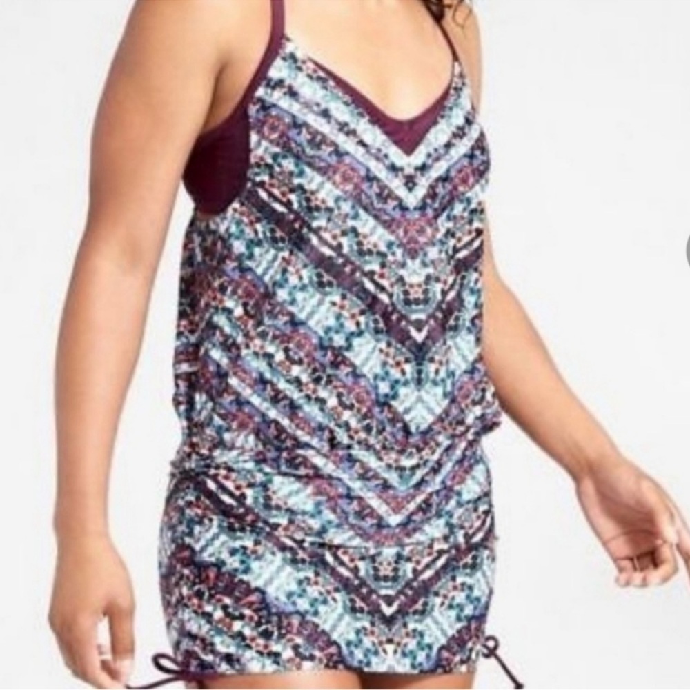 Athleta Multicolor Patterned Pajama Set